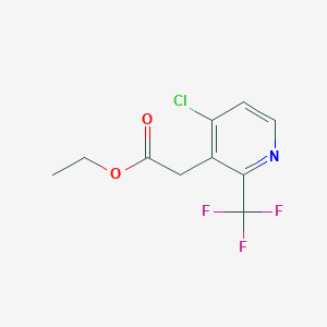 Ethyl 4-chloro-2-(trifluoromethyl)pyridine-3-acetate