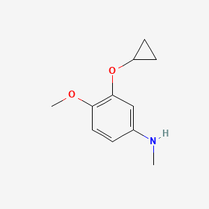 3-Cyclopropoxy-4-methoxy-N-methylaniline