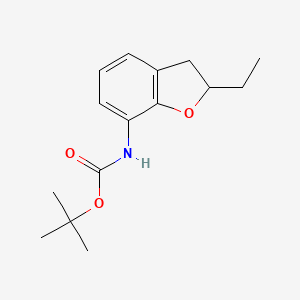 Tert-butyl 2-ethyl-2,3-dihydrobenzofuran-7-ylcarbamate