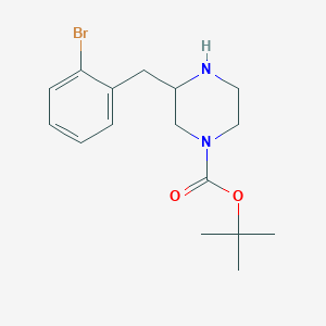 3-(2-Bromo-benzyl)-piperazine-1-carboxylic acid tert-butyl ester