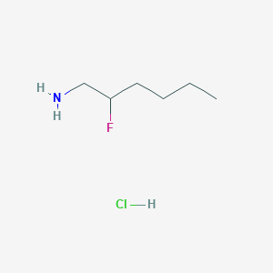 molecular formula C6H15ClFN B1484458 2-氟己胺盐酸盐 CAS No. 2098051-67-1