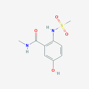 5-Hydroxy-N-methyl-2-(methylsulfonamido)benzamide