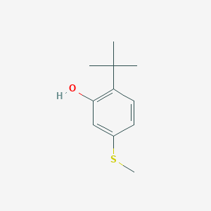 2-Tert-butyl-5-(methylsulfanyl)phenol