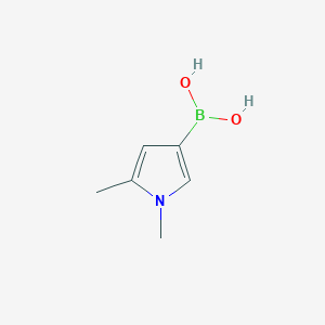 molecular formula C6H10BNO2 B14844634 1,5-Dimethyl-pyrrol-3-ylboronic acid 