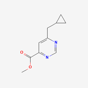 Methyl 6-(cyclopropylmethyl)pyrimidine-4-carboxylate