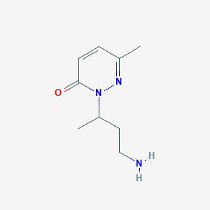 2-(4-Aminobutan-2-yl)-6-methyl-2,3-dihydropyridazin-3-one