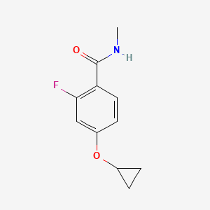 4-Cyclopropoxy-2-fluoro-N-methylbenzamide