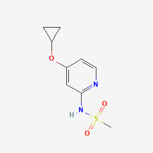 N-(4-Cyclopropoxypyridin-2-YL)methanesulfonamide