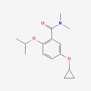 5-Cyclopropoxy-2-isopropoxy-N,N-dimethylbenzamide