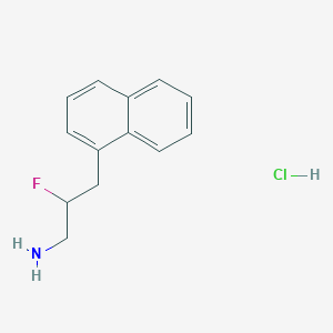 2-Fluoro-3-(naphthalen-1-yl)propan-1-amine hydrochloride