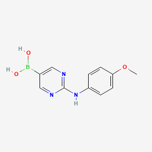 (2-[(4-Methoxyphenyl)amino]pyrimidin-5-YL)boronic acid