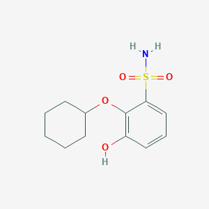 2-(Cyclohexyloxy)-3-hydroxybenzenesulfonamide