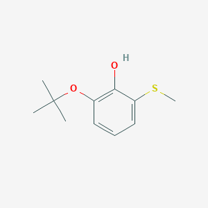 2-(Tert-butoxy)-6-(methylsulfanyl)phenol