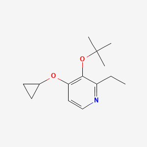 3-Tert-butoxy-4-cyclopropoxy-2-ethylpyridine