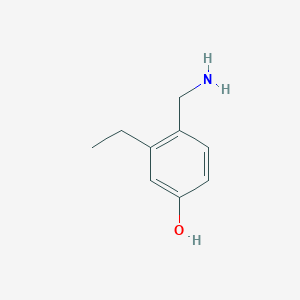 4-(Aminomethyl)-3-ethylphenol