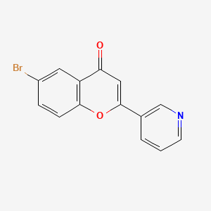 6-Bromo-2-(pyridin-3-YL)-4H-chromen-4-one