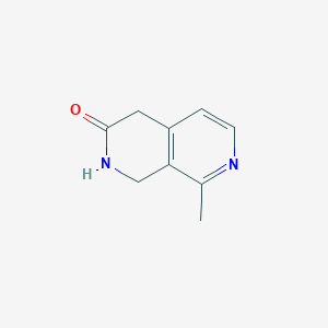 8-Methyl-1,4-dihydro-2,7-naphthyridin-3(2H)-one