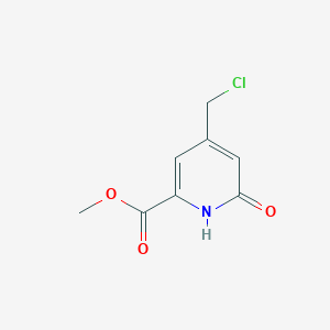 Methyl 4-(chloromethyl)-6-hydroxypyridine-2-carboxylate