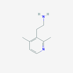 molecular formula C9H14N2 B14844942 2-(2,4-Dimethylpyridin-3-YL)ethanamine 