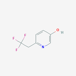 molecular formula C7H6F3NO B14844945 6-(2,2,2-Trifluoroethyl)pyridin-3-OL 