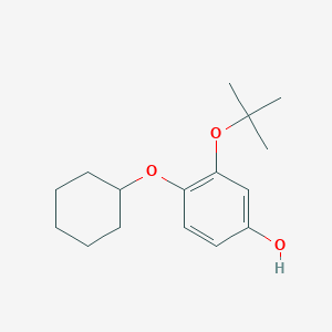 3-Tert-butoxy-4-(cyclohexyloxy)phenol