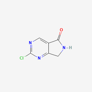 2-Chloro-6,7-dihydro-5H-pyrrolo[3,4-D]pyrimidin-5-one