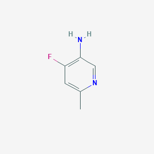 molecular formula C6H7FN2 B14844982 4-Fluoro-6-methylpyridin-3-amine 