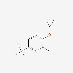 3-Cyclopropoxy-2-methyl-6-(trifluoromethyl)pyridine