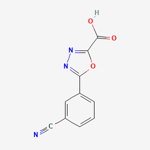 5-(3-Cyanophenyl)-1,3,4-oxadiazole-2-carboxylic acid