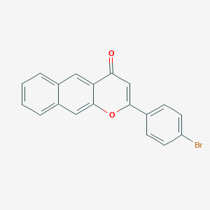 molecular formula C19H11BrO2 B14845044 2-(4-Bromophenyl)-4H-benzo[G]chromen-4-one 