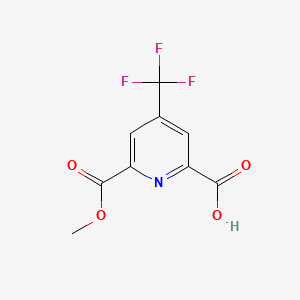 6-(Methoxycarbonyl)-4-(trifluoromethyl)pyridine-2-carboxylic acid