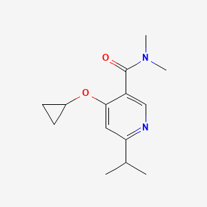 4-Cyclopropoxy-6-isopropyl-N,N-dimethylnicotinamide