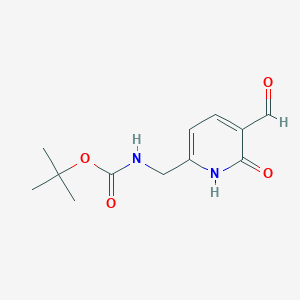 Tert-butyl (5-formyl-6-hydroxypyridin-2-YL)methylcarbamate