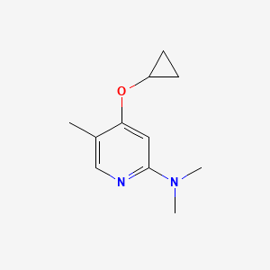 4-Cyclopropoxy-N,N,5-trimethylpyridin-2-amine