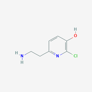 6-(2-Aminoethyl)-2-chloropyridin-3-OL