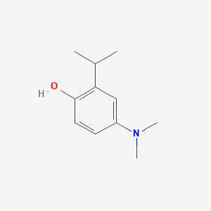 molecular formula C11H17NO B14845175 4-(Dimethylamino)-2-isopropylphenol 