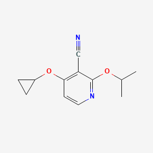 4-Cyclopropoxy-2-isopropoxynicotinonitrile