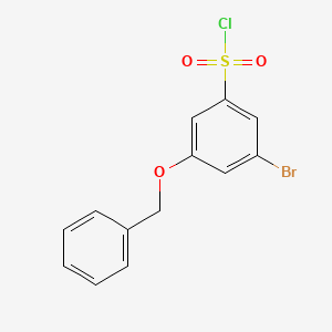 3-(Benzyloxy)-5-bromobenzenesulfonyl chloride