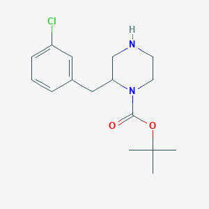 2-(3-Chloro-benzyl)-piperazine-1-carboxylic acid tert-butyl ester