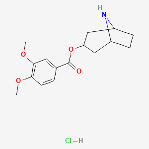 molecular formula C16H22ClNO4 B1484527 Convolvine hydrochloride CAS No. 6020-17-3