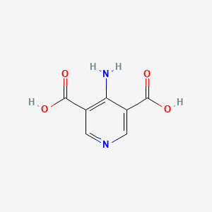 molecular formula C7H6N2O4 B14845282 4-Aminopyridine-3,5-dicarboxylic acid 