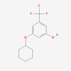 3-(Cyclohexyloxy)-5-(trifluoromethyl)phenol