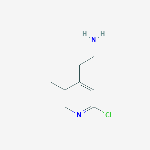 2-(2-Chloro-5-methylpyridin-4-YL)ethanamine