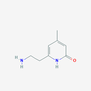 6-(2-Aminoethyl)-4-methylpyridin-2-OL