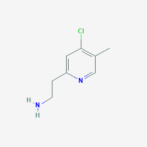 molecular formula C8H11ClN2 B14845326 2-(4-Chloro-5-methylpyridin-2-YL)ethanamine 