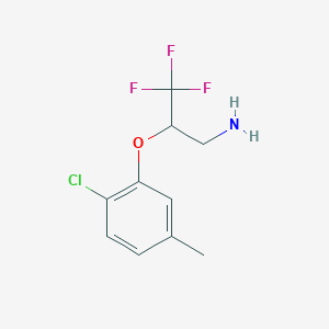 2-(2-Chloro-5-methyl-phenoxy)-3,3,3-trifluoro-propylamine