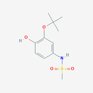 N-(3-Tert-butoxy-4-hydroxyphenyl)methanesulfonamide