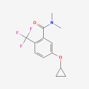 5-Cyclopropoxy-N,N-dimethyl-2-(trifluoromethyl)benzamide