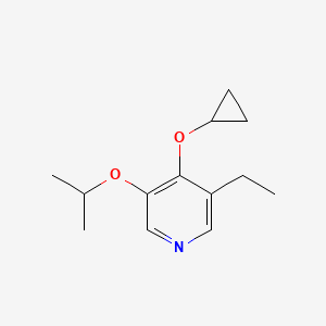 4-Cyclopropoxy-3-ethyl-5-isopropoxypyridine