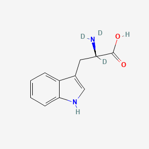 molecular formula C11H12N2O2 B1484546 l-Tryptophan-d3 CAS No. 133519-78-5